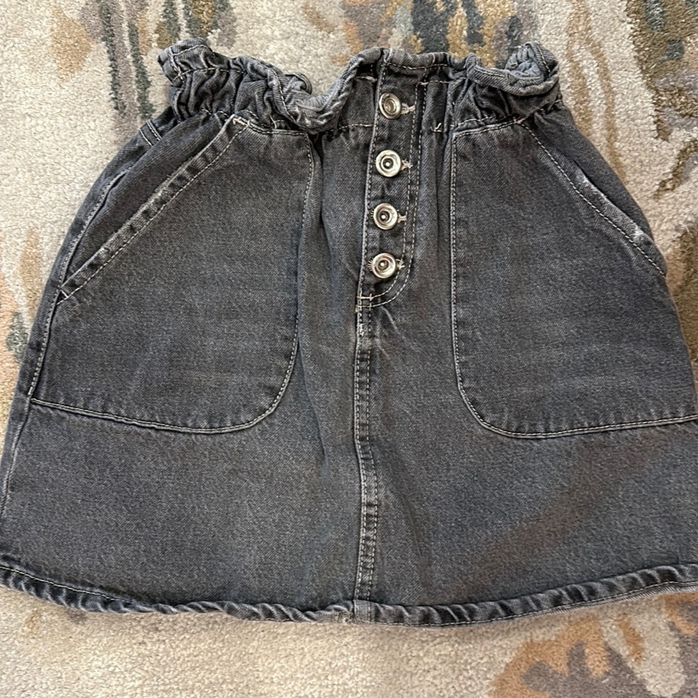 Zara grey denim skirt size 13-14